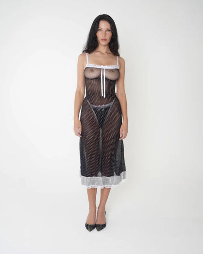 The Sweet Symphony Dress (Polka Dot)