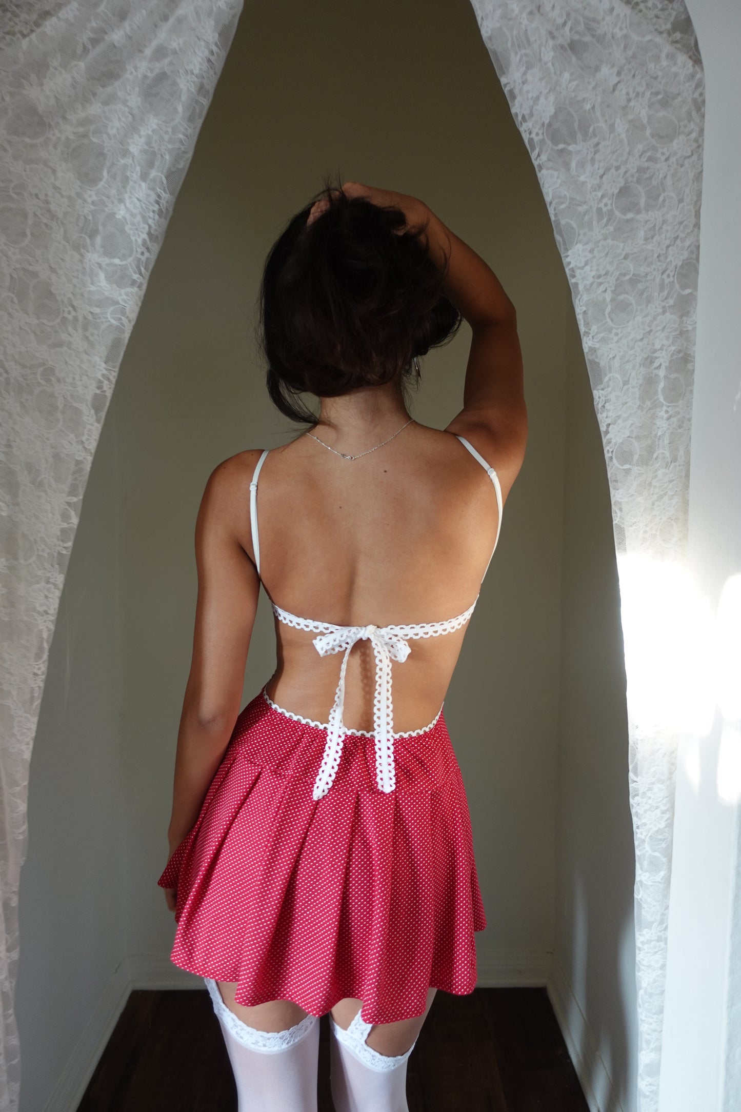 Blythe Dress Red Polkadot