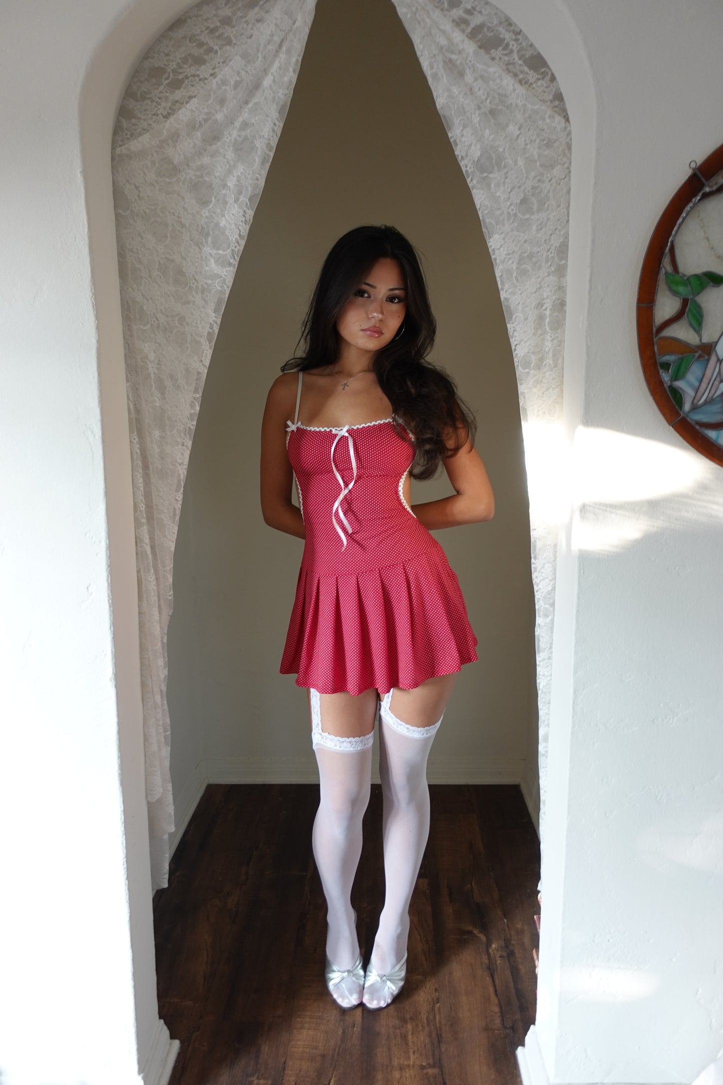 Blythe Dress Red Polkadot